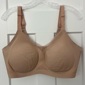 Honeylove Crossover Wireless Bra Sand Size 1X